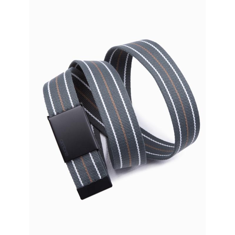 Férfi bőr öv PETER szürke