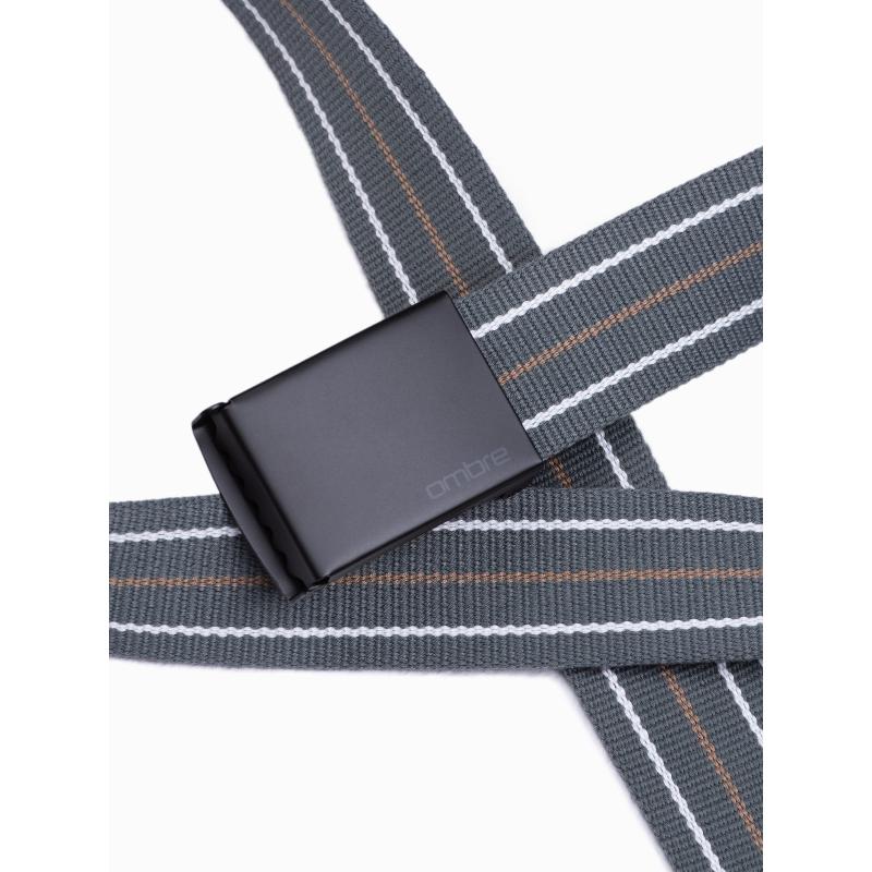 Férfi bőr öv PETER szürke