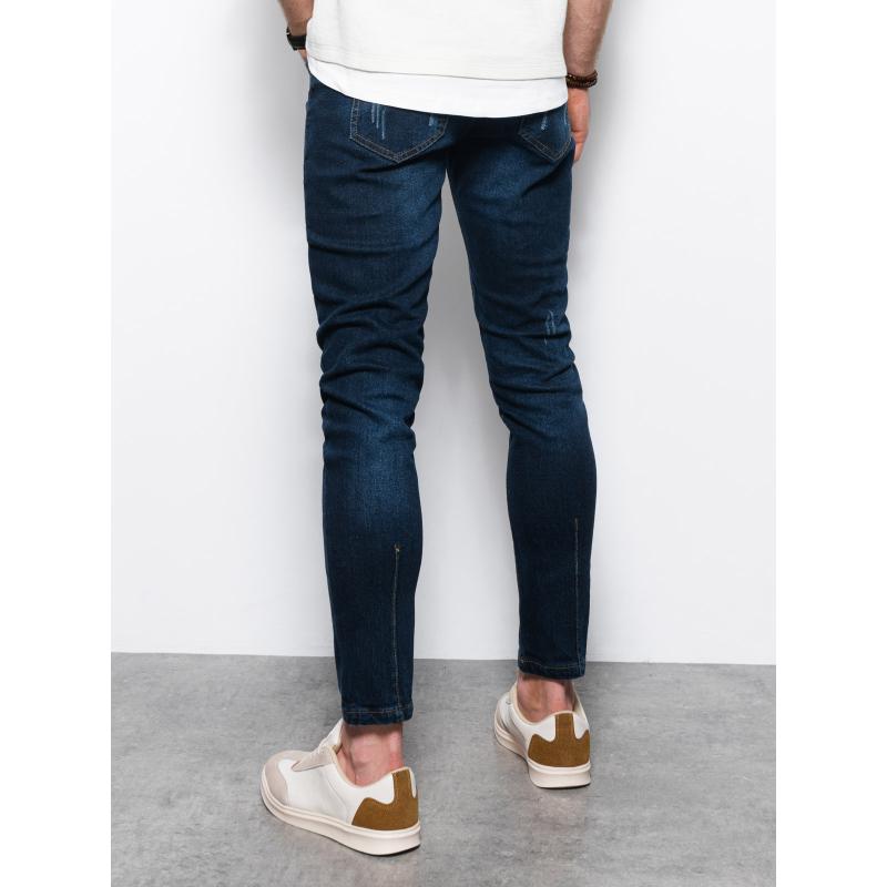 Férfi SKINNY FIT farmer sötétkék