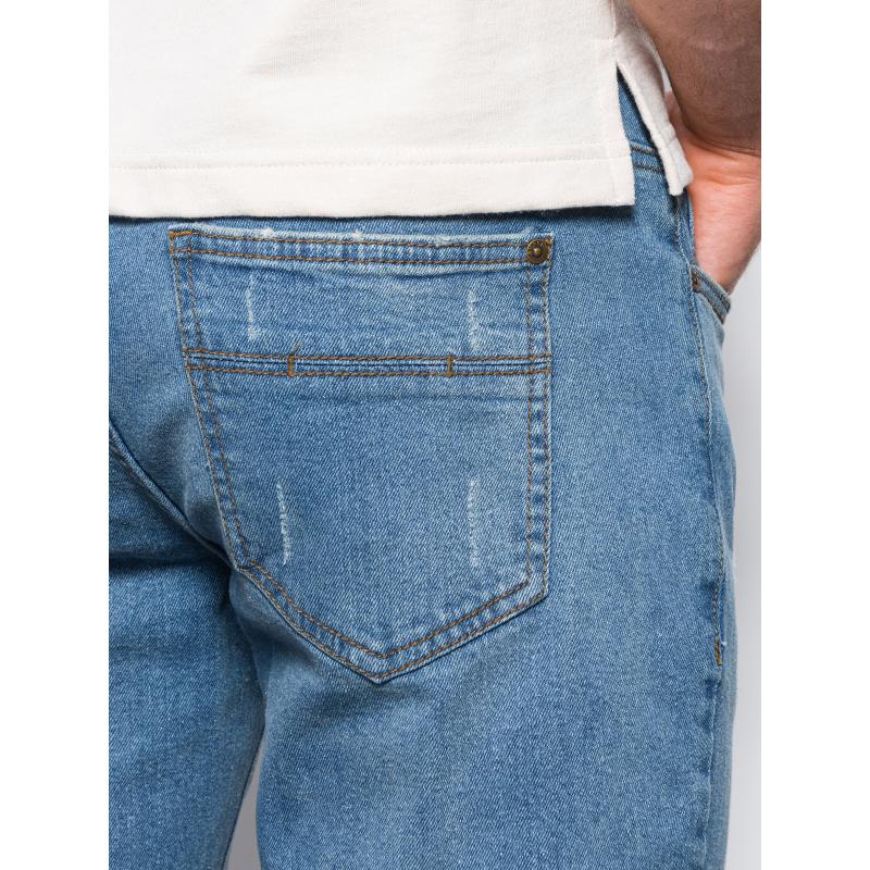 Pánske džínsy SKINNY FIT svetlomodré