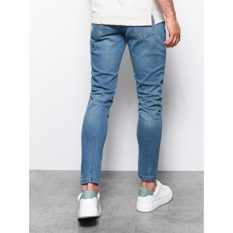 Pánske džínsy SKINNY FIT svetlomodré