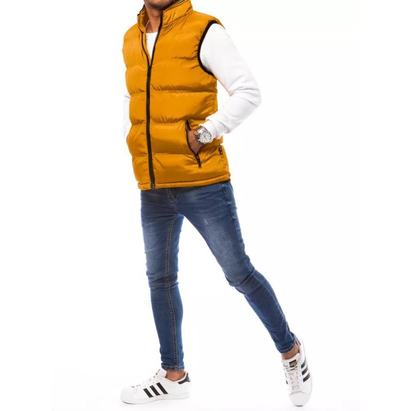 Pánská vesta prošívaná STRAND žlutá