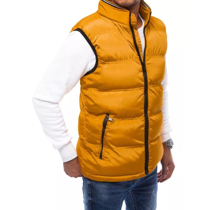 Pánská vesta prošívaná STRAND žlutá