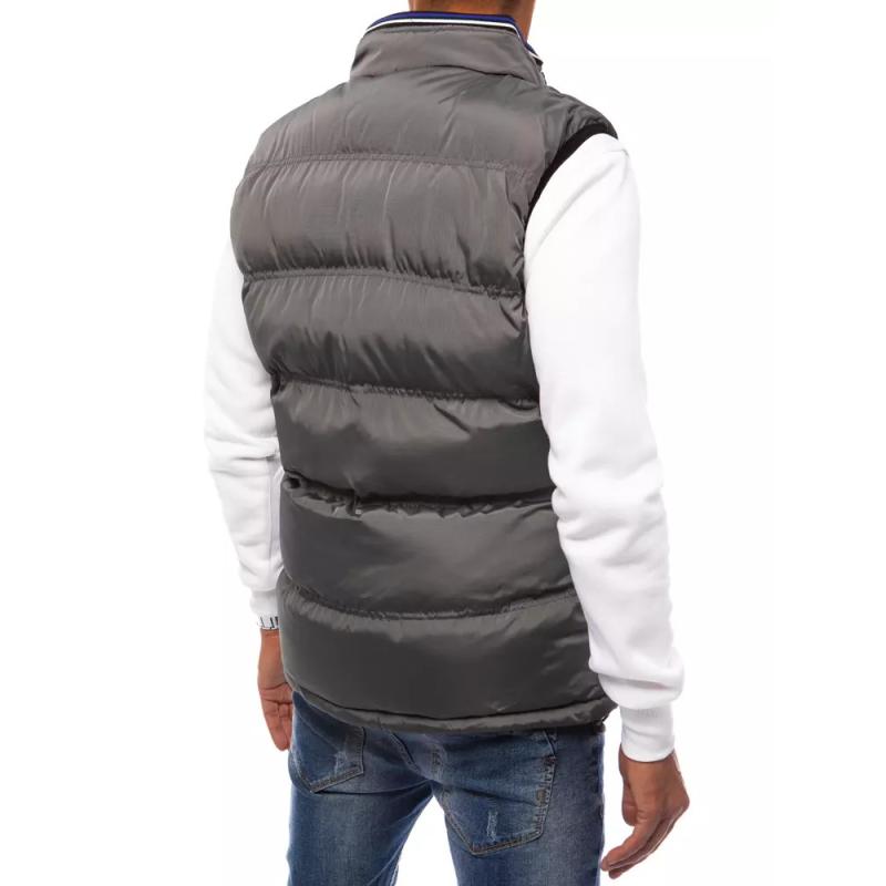 Pánská vesta prošívaná STRAND šedá