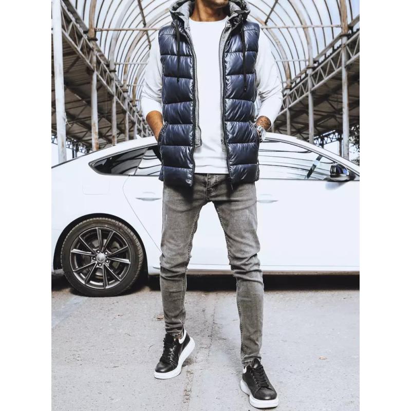 Férfi IRA mellény sötétkék