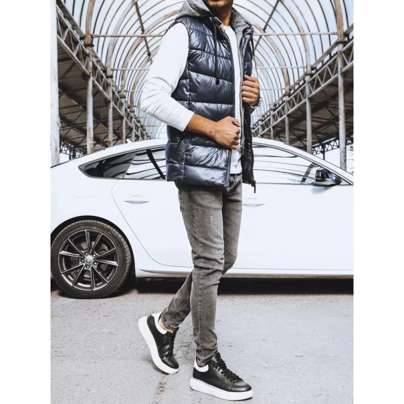 Férfi IRA mellény sötétkék