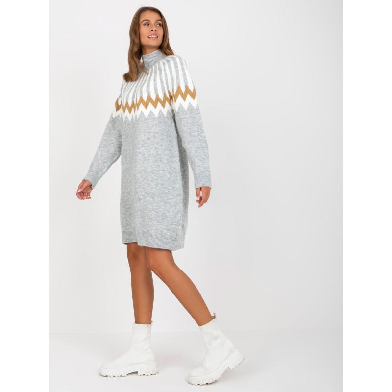 Dámské šaty Shereen RUE PARIS šedé  