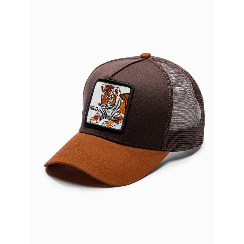 Pánská čepice H113 - hnědá