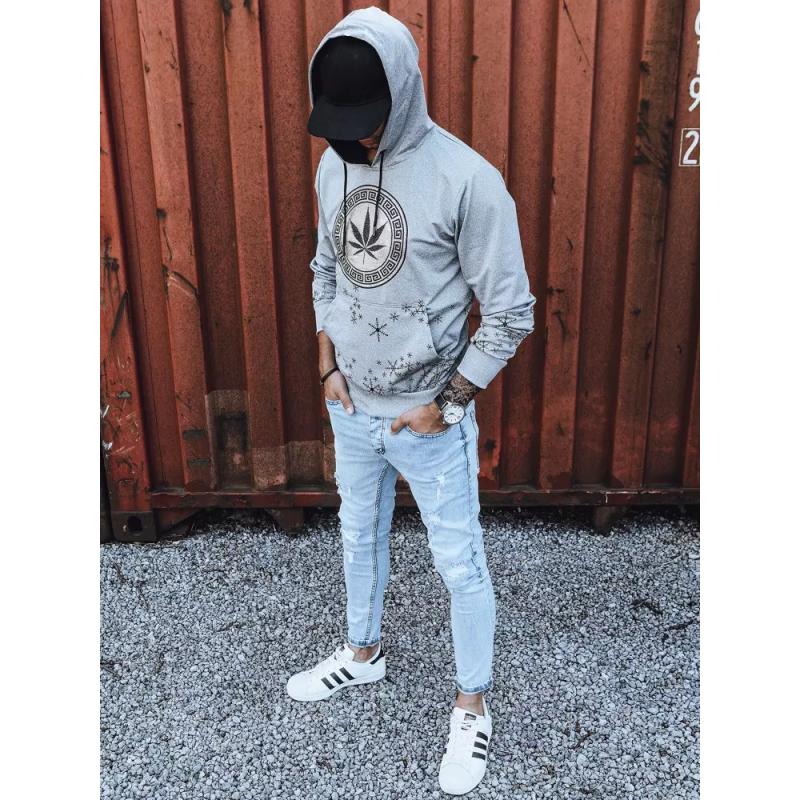 Pánská mikina s potiskem MIA šedá