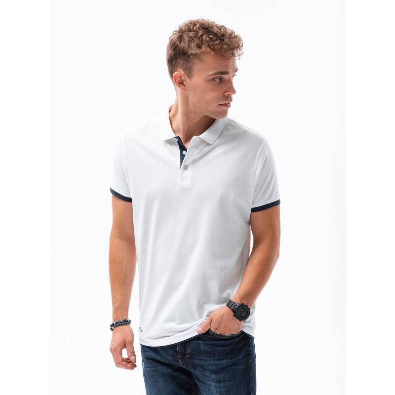 Pánska hladká polokošeľa JADON biela