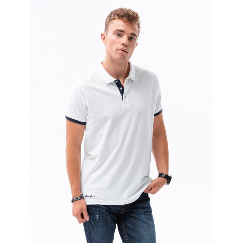 Pánska hladká polokošeľa JADON biela