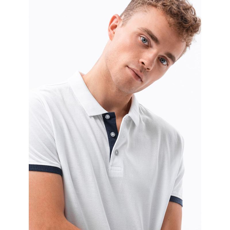 Pánska hladká polokošeľa JADON biela