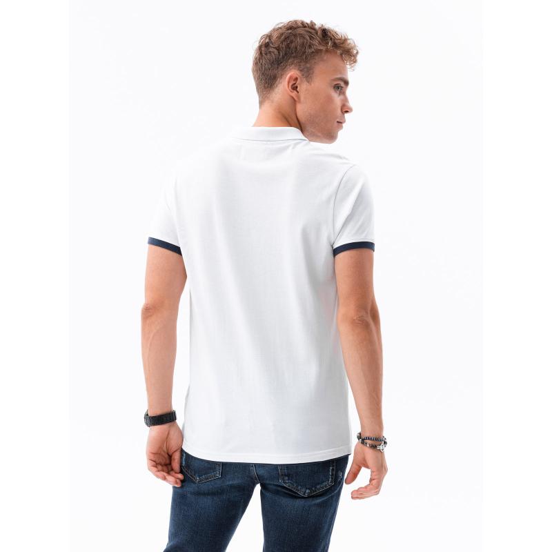 Pánska hladká polokošeľa JADON biela