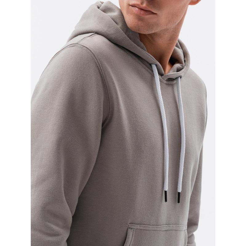Pánska mikina s kapucňou DREW šedá