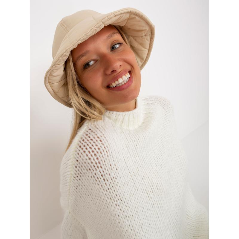 Dámský svetr mini oversize Violetta RUE PARIS ecru