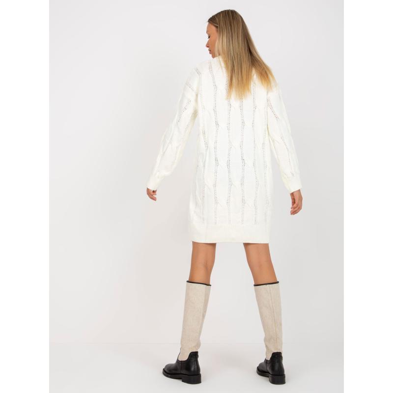 Dámský svetr se stojáčkem RUE PARIS ecru 