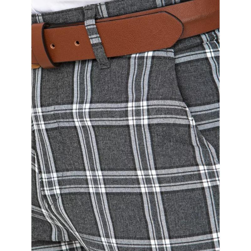 Pánské kalhoty INA tmavě šedé