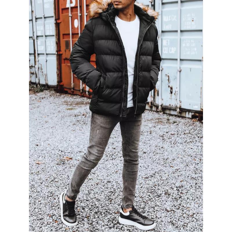 Pánska bunda zimná prešívaná INNUIT čierna