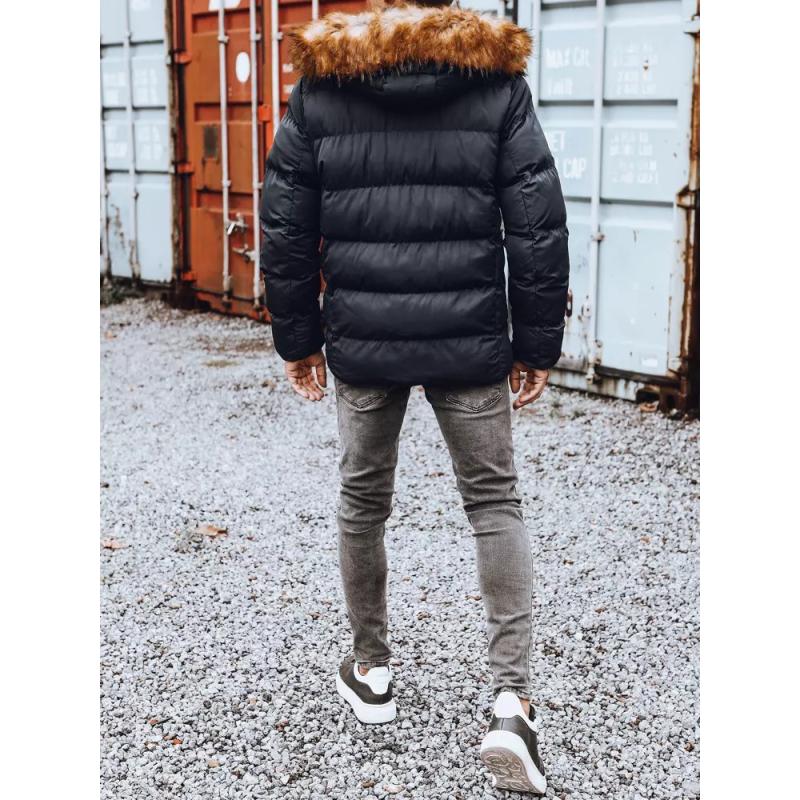 Pánska bunda zimná prešívaná INNUIT tmavo modrá