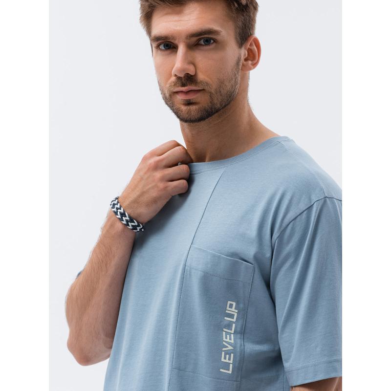 Pánske tričko OVERSIZE modré