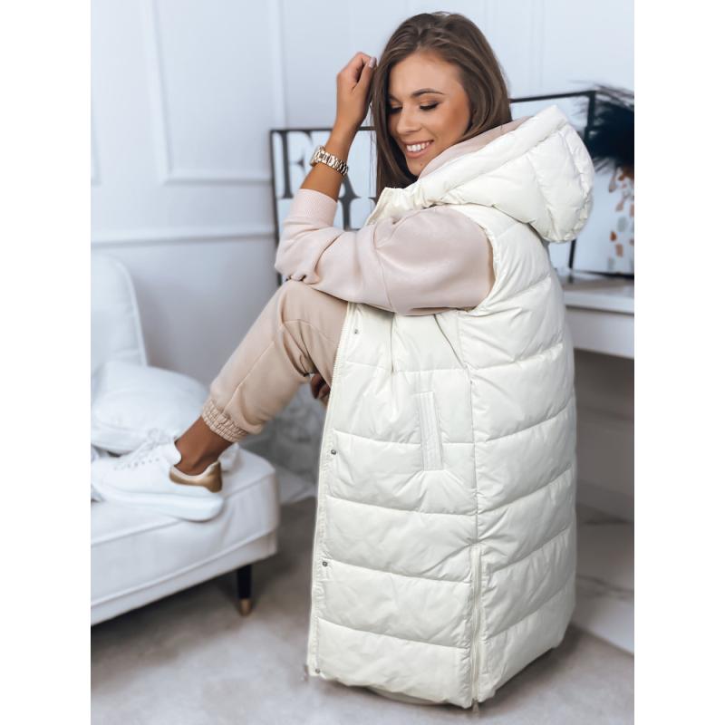 Dámská vesta BRONS ecru