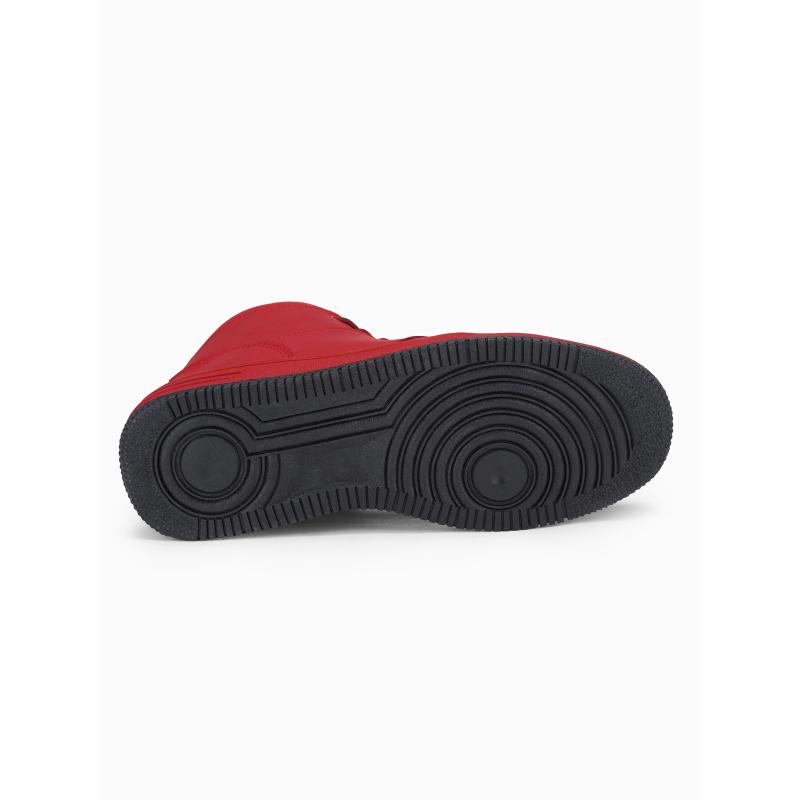 Férfi szigetelt bokacsizma – piros V1 OM-FOSH-0123