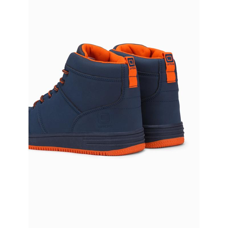 Pánské izolované kotníkové tenisky - tmavě modré V3 OM-FOSH-0123