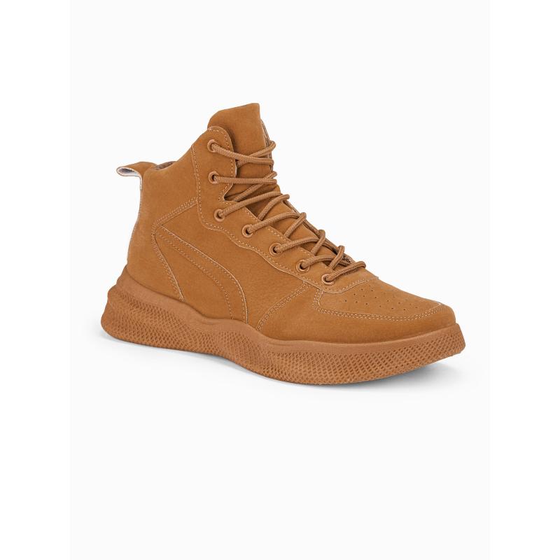 Férfi téli cipő – kamel T380