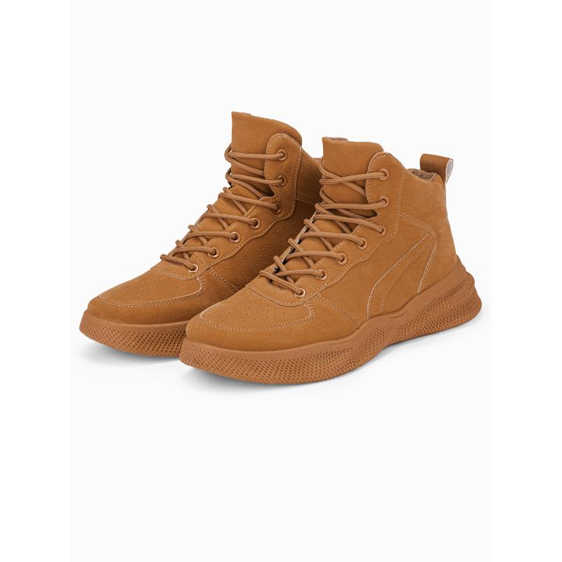 Férfi téli cipő – kamel T380