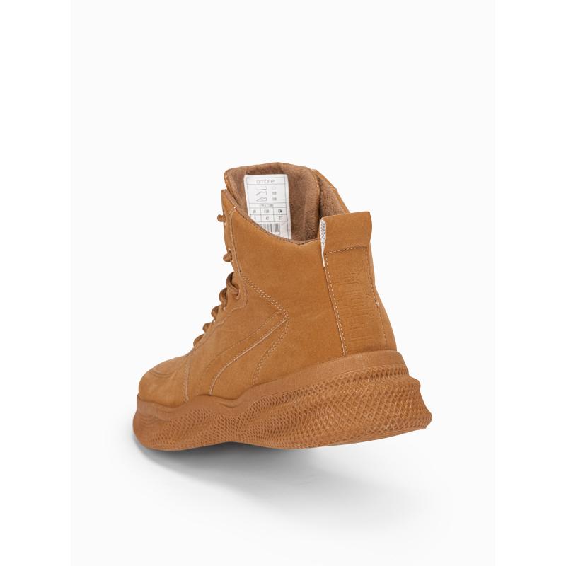 Férfi téli cipő – kamel T380
