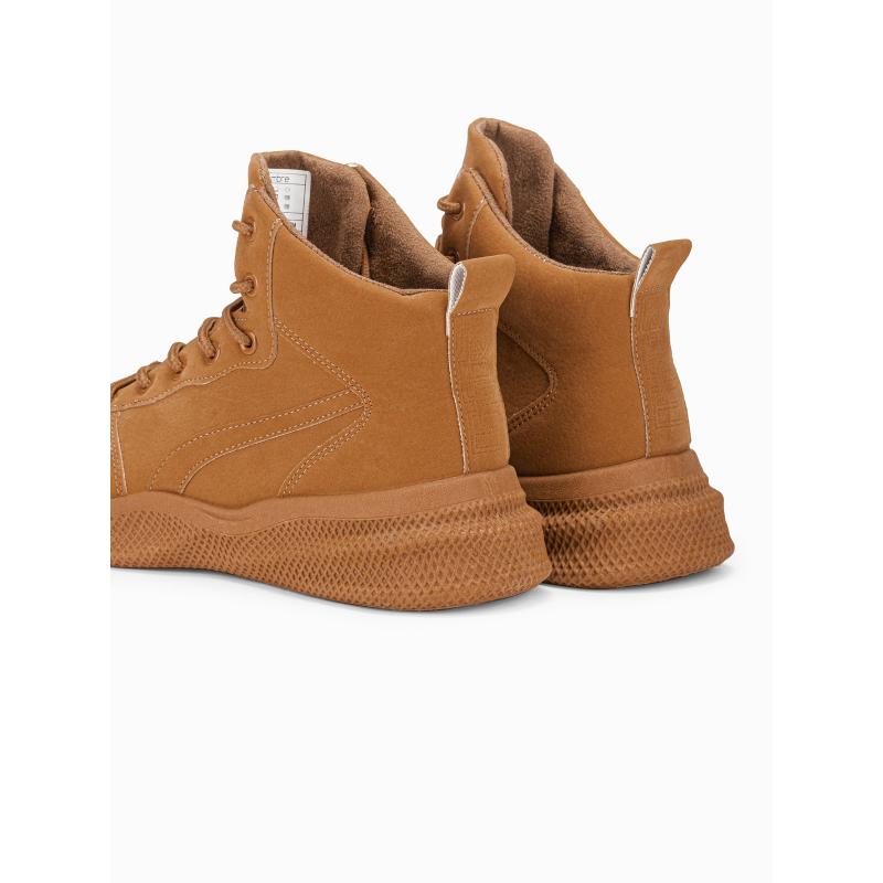 Férfi téli cipő – kamel T380