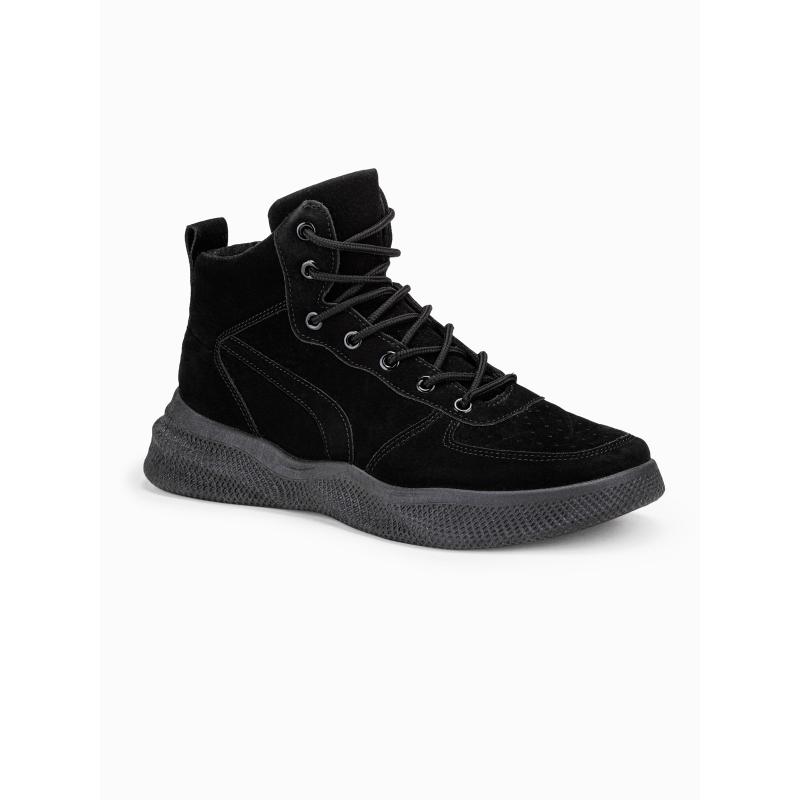 Férfi téli cipő – fekete T380