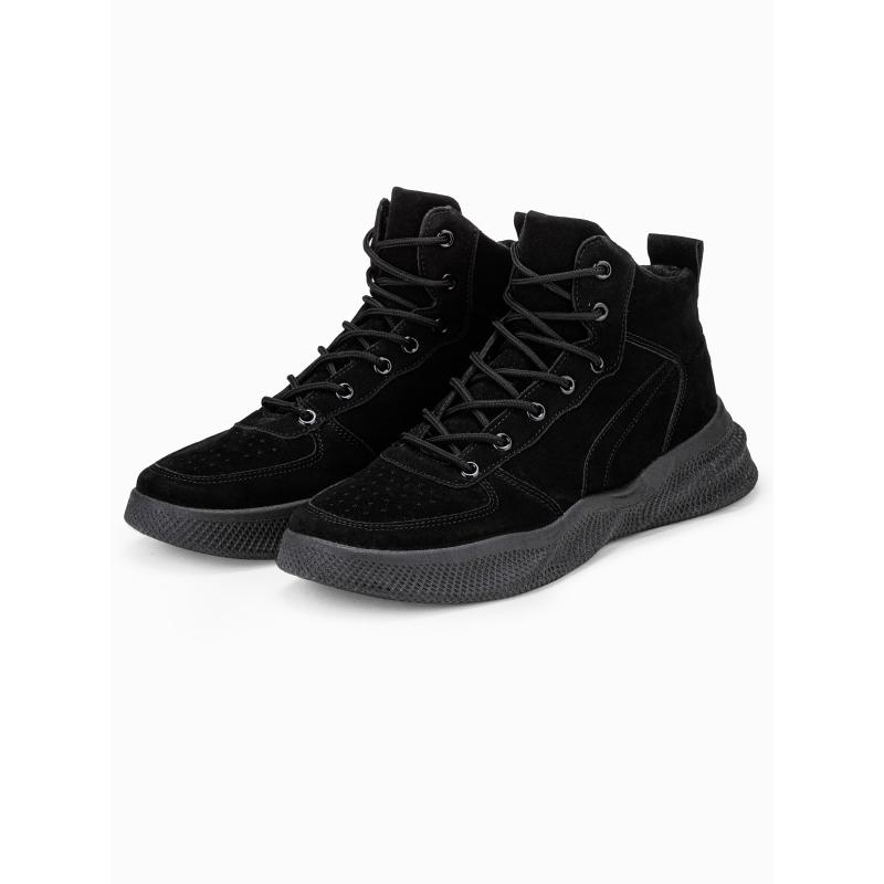 Férfi téli cipő – fekete T380