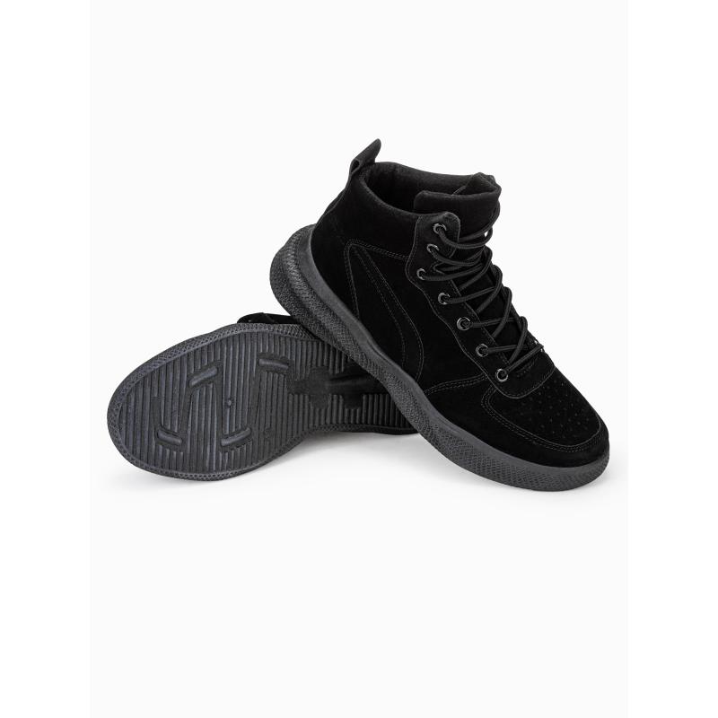 Férfi téli cipő – fekete T380