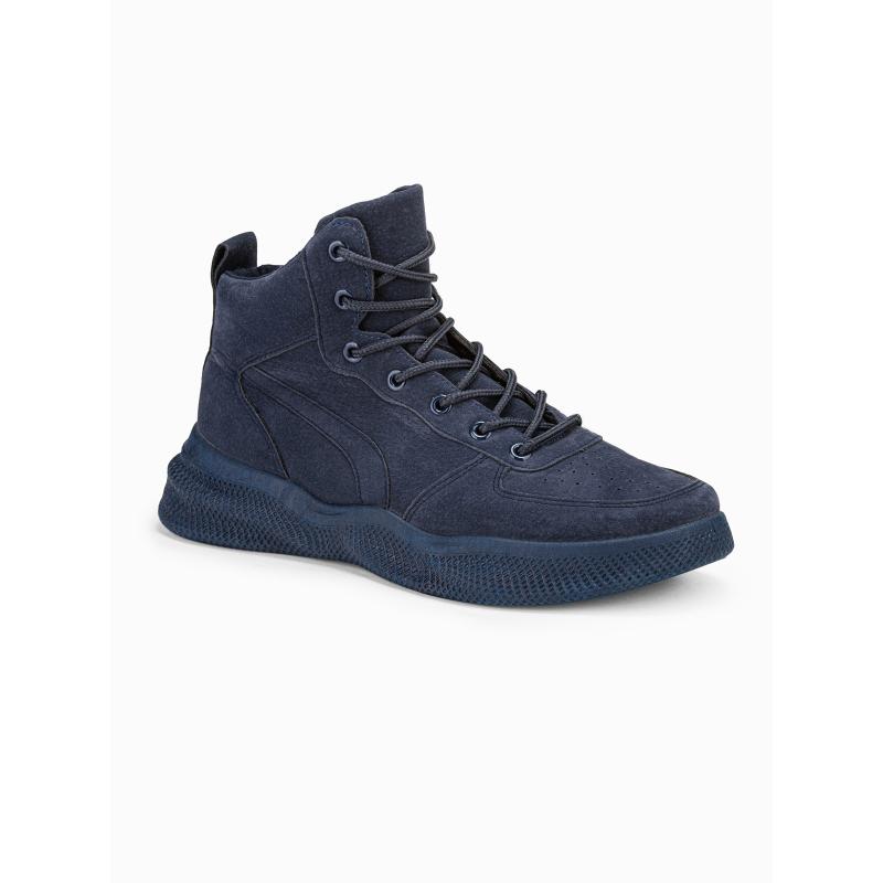 Férfi magas tornacipő – sötétkék V5 T380