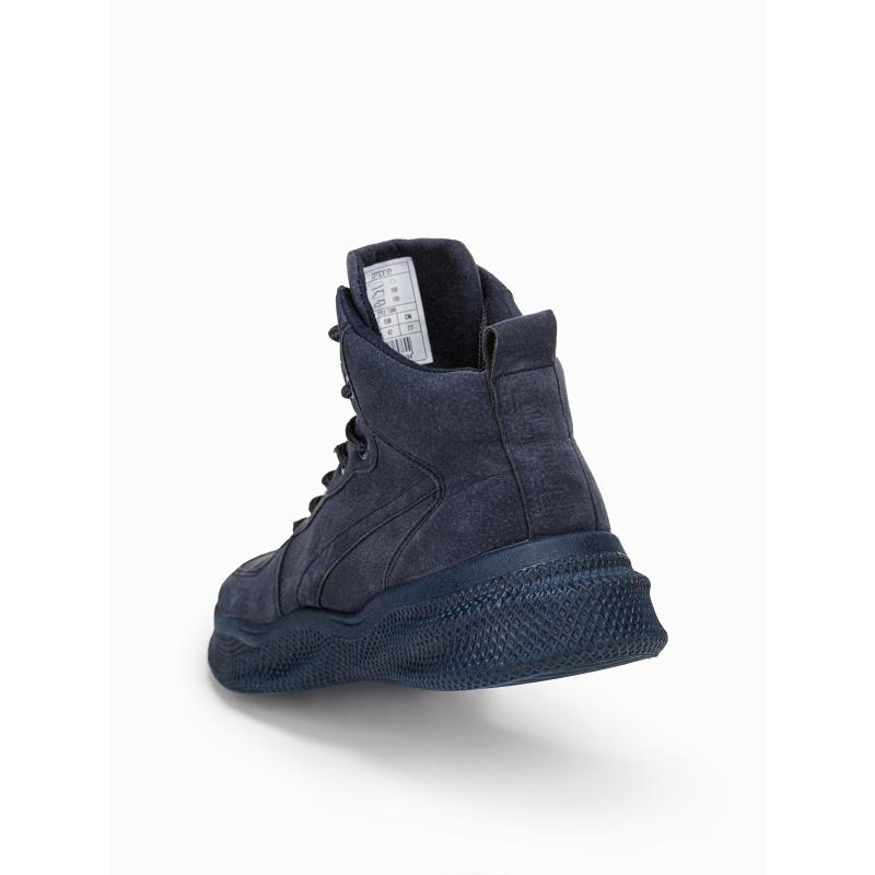 Férfi magas tornacipő – sötétkék V5 T380