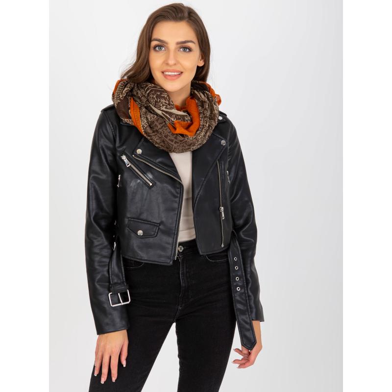 Dámská šála s potiskem BRYNN hnědá