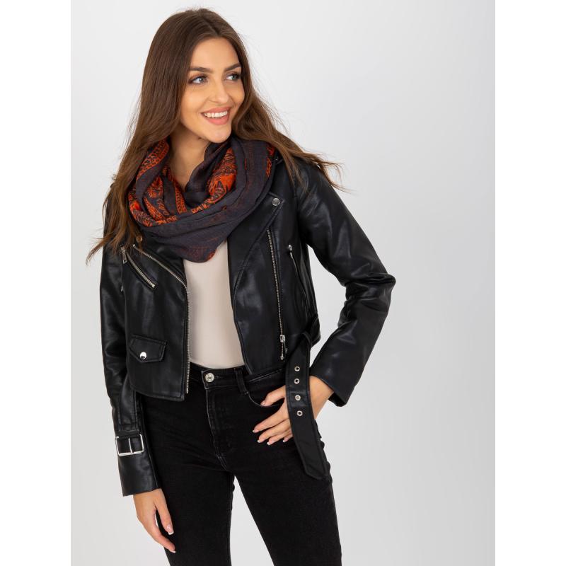 Női nyomtatott sál SADIE grafit