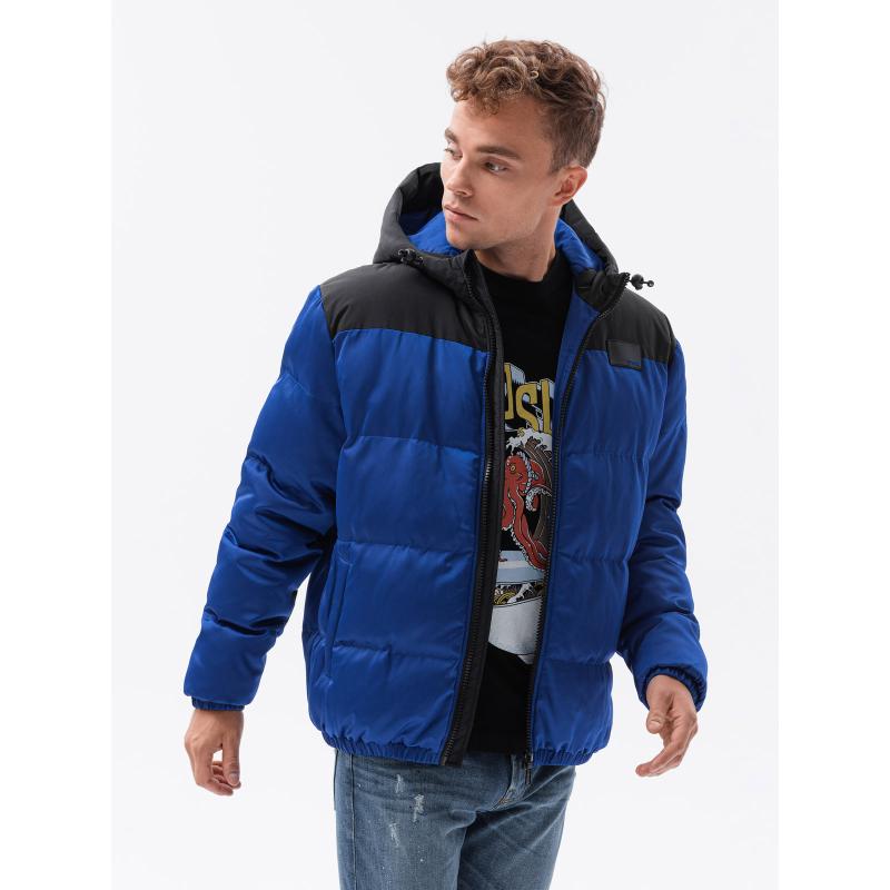 Pánska bunda zimná ERNE modrá