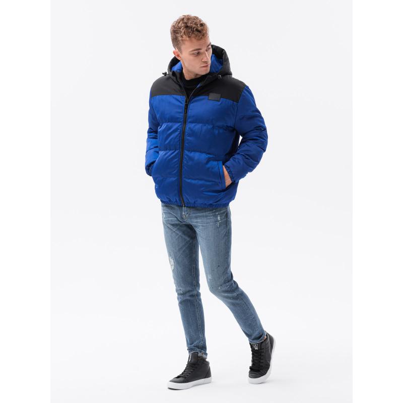 Pánska bunda zimná ERNE modrá