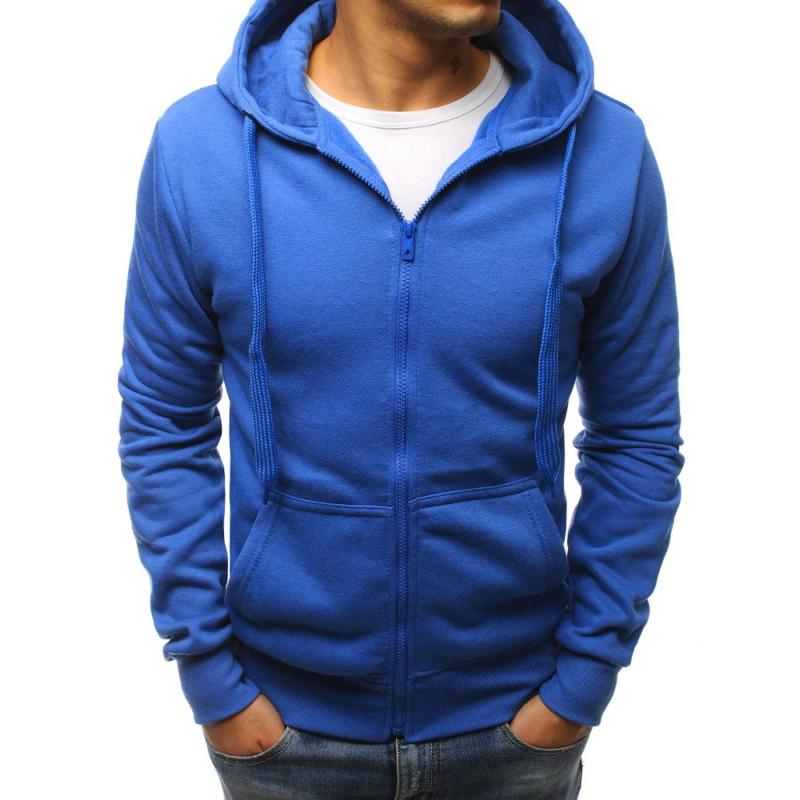 Kapucnis pulóver kicsomagoló kék