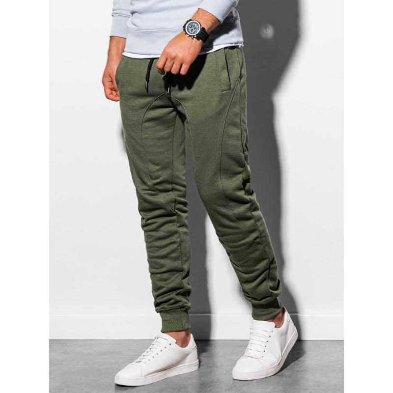 Férfi melegítőnadrág CASEN P867 - olívazöld