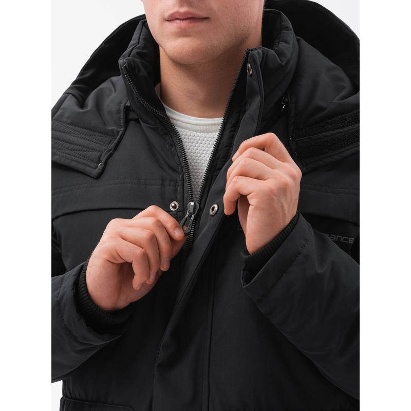 Pánská zimní bunda KHALIL černá