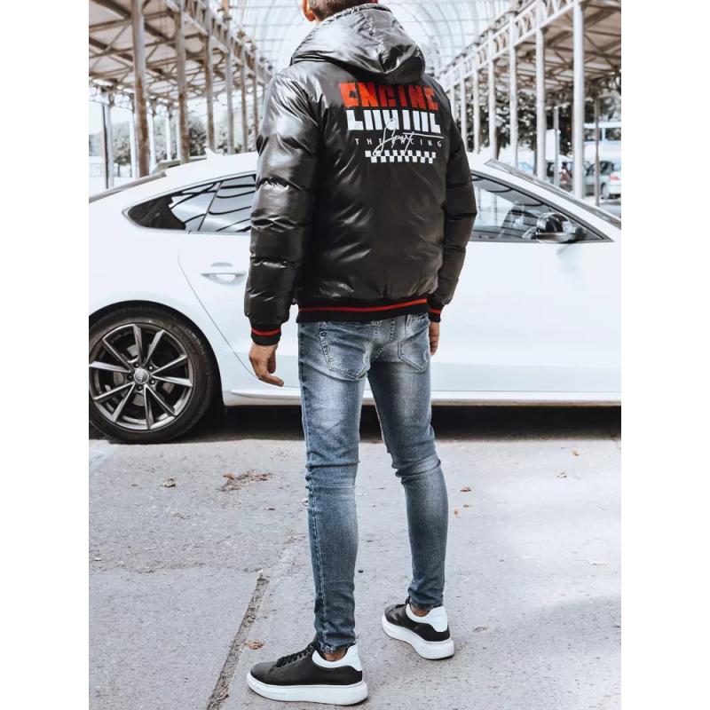 Pánská bunda oboustranná zimní NOVA šedá