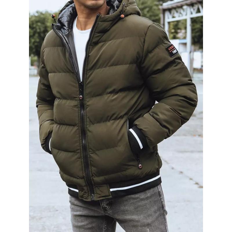 Férfi téli fordítható kabát NOVA zöld