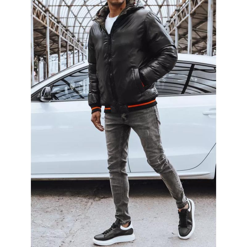 Pánská bunda oboustranná zimní NOVA zelená