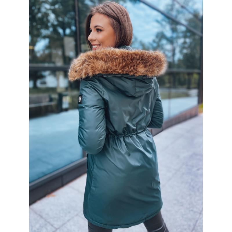 Dámská bunda SANAH tmavě zelená