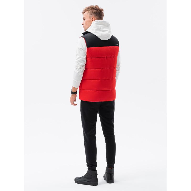 Pánská vesta prošívaná  ALPIN červená