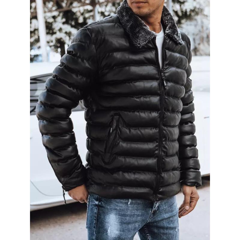 Pánská bunda prošívaná zimní DREW černá