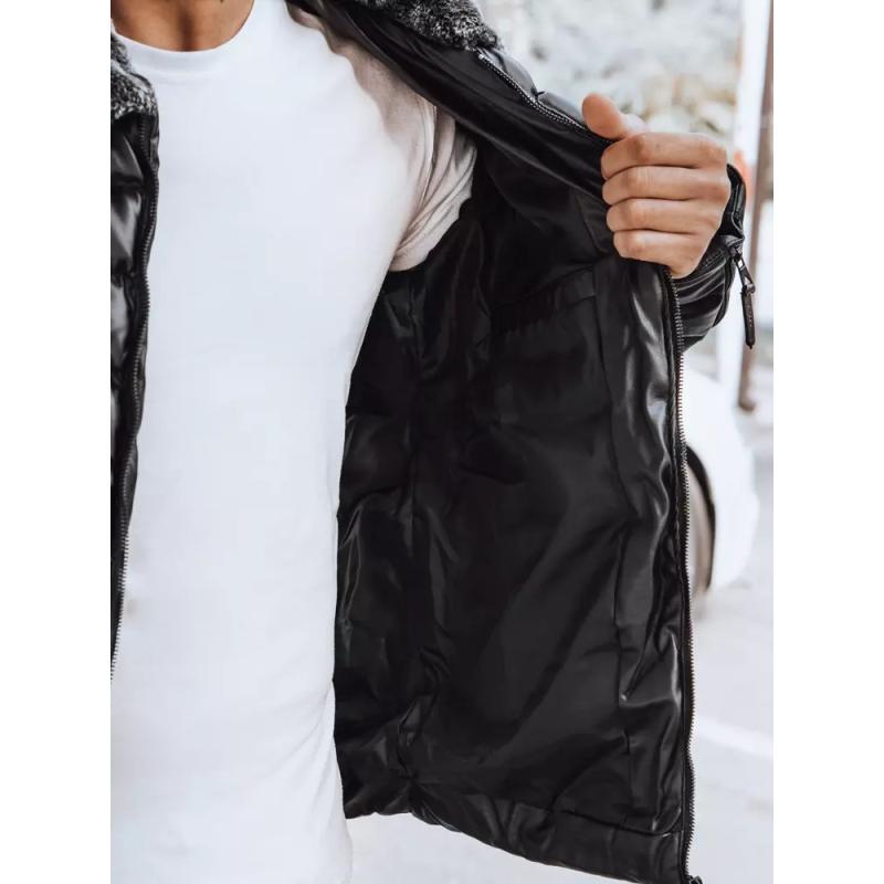 Pánská bunda prošívaná zimní DREW černá